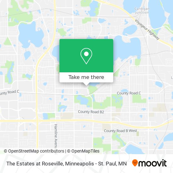 Mapa de The Estates at Roseville