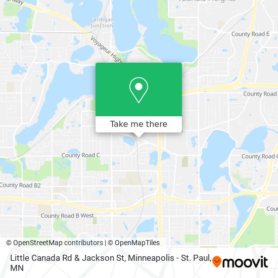 Little Canada Rd & Jackson St map