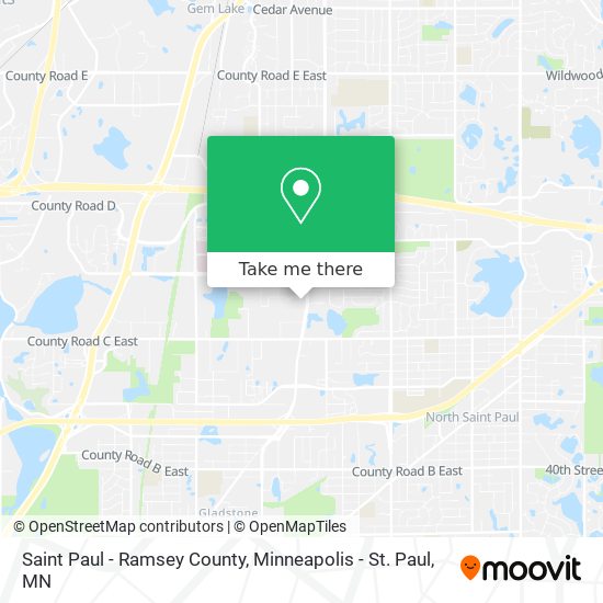 Saint Paul - Ramsey County map