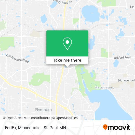 Mapa de FedEx