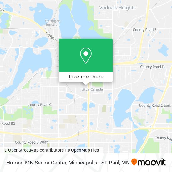 Hmong MN Senior Center map
