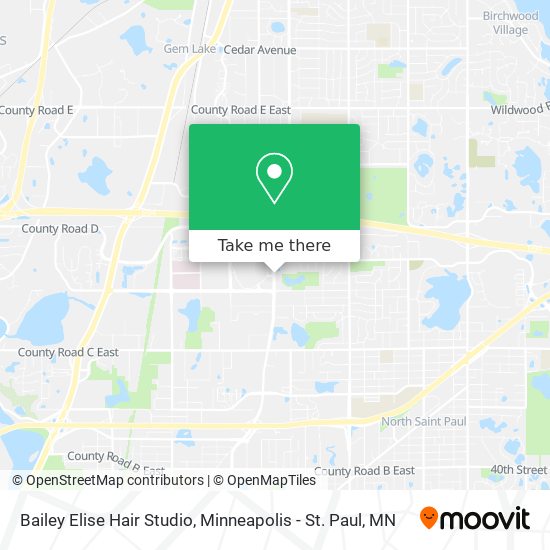 Bailey Elise Hair Studio map