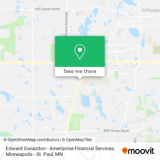 Edward Gwiazdon - Ameriprise Financial Services map