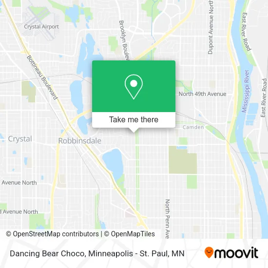 Dancing Bear Choco map