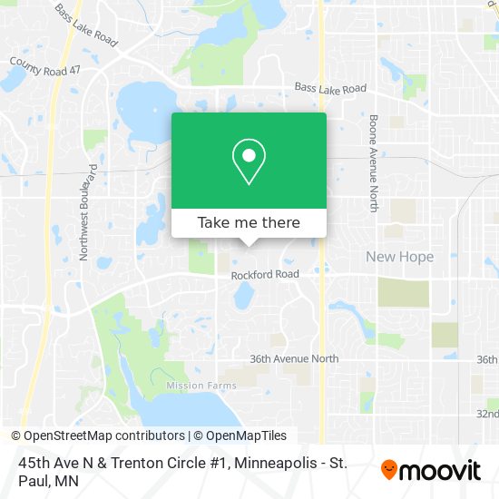 45th Ave N & Trenton Circle #1 map