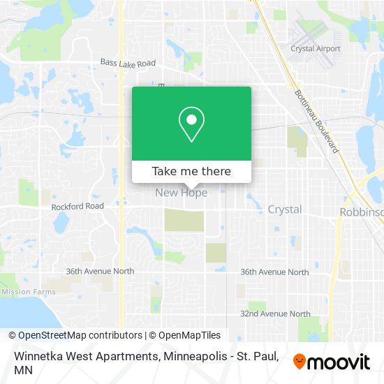 Mapa de Winnetka West Apartments