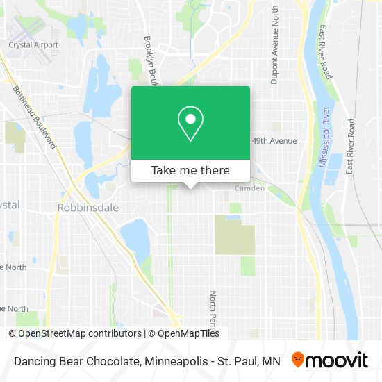 Mapa de Dancing Bear Chocolate
