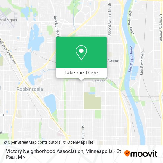 Victory Neighborhood Association map