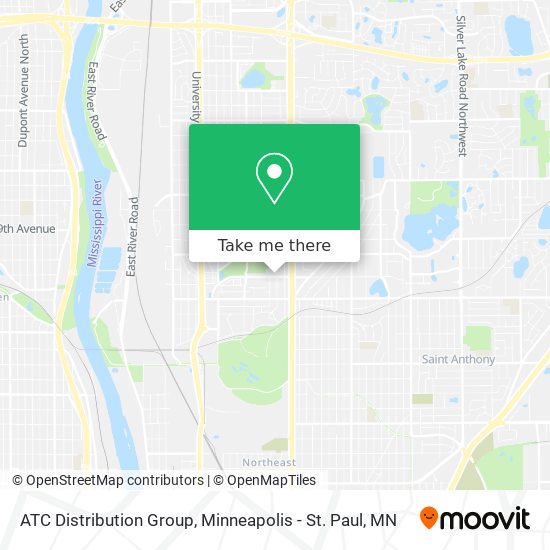 Mapa de ATC Distribution Group