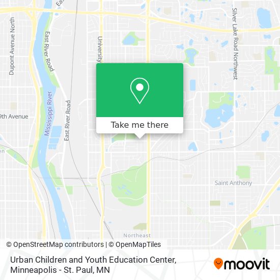 Urban Children and Youth Education Center map