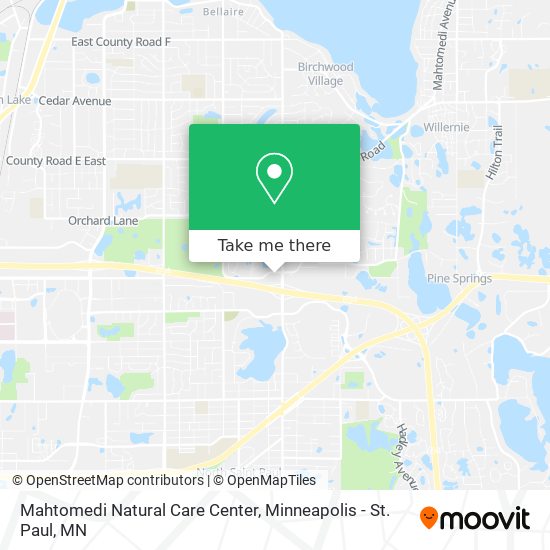 Mapa de Mahtomedi Natural Care Center