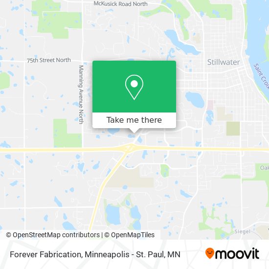 Forever Fabrication map