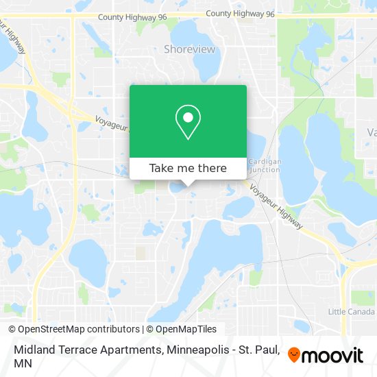 Midland Terrace Apartments map