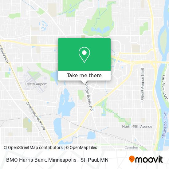 BMO Harris Bank map