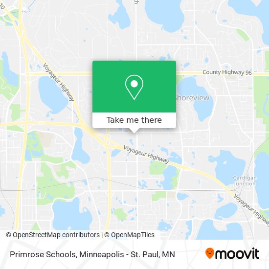 Primrose Schools map