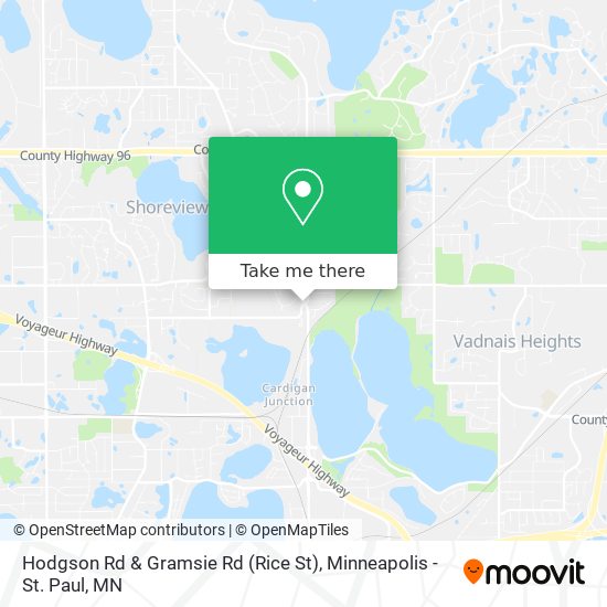 Mapa de Hodgson Rd & Gramsie Rd (Rice St)