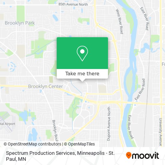 Mapa de Spectrum Production Services