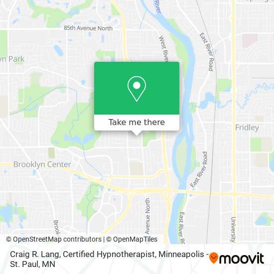 Mapa de Craig R. Lang, Certified Hypnotherapist