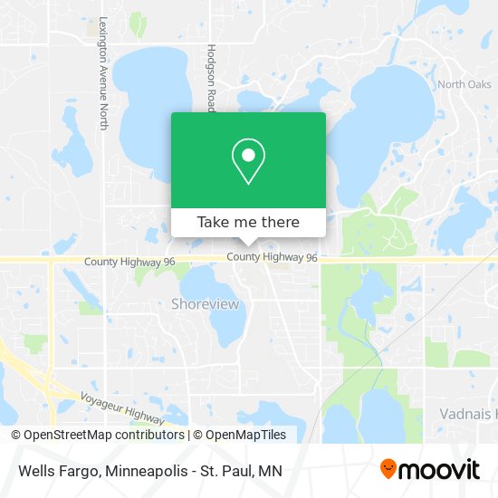 Mapa de Wells Fargo