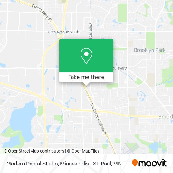 Modern Dental Studio map