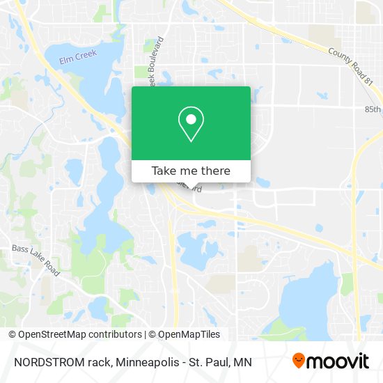 NORDSTROM rack map