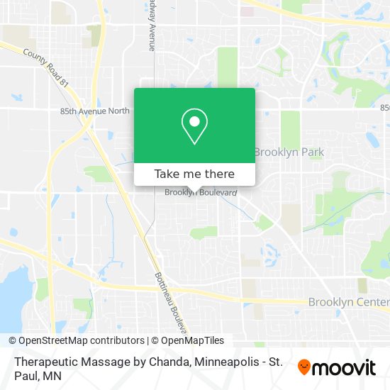 Mapa de Therapeutic Massage by Chanda