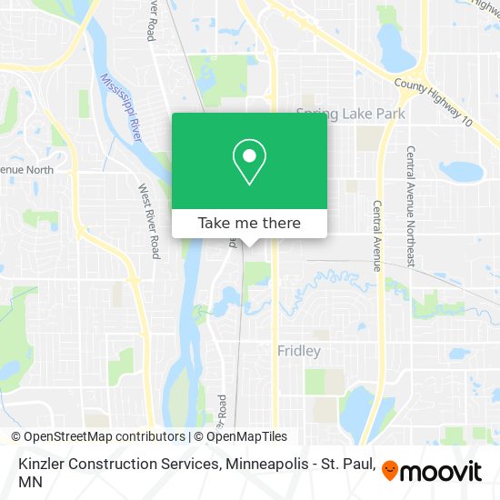 Kinzler Construction Services map