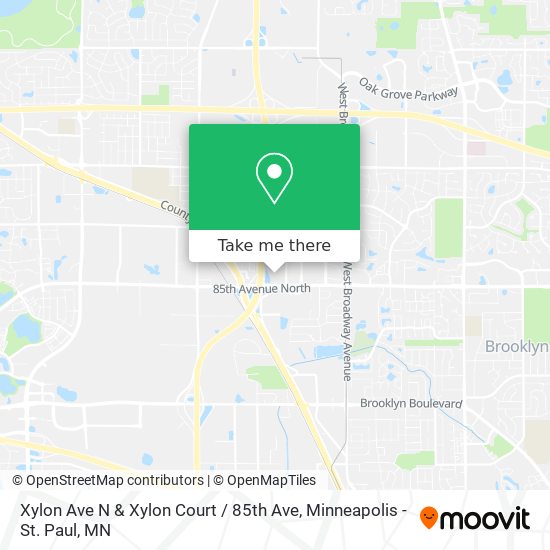 Mapa de Xylon Ave N & Xylon Court / 85th Ave