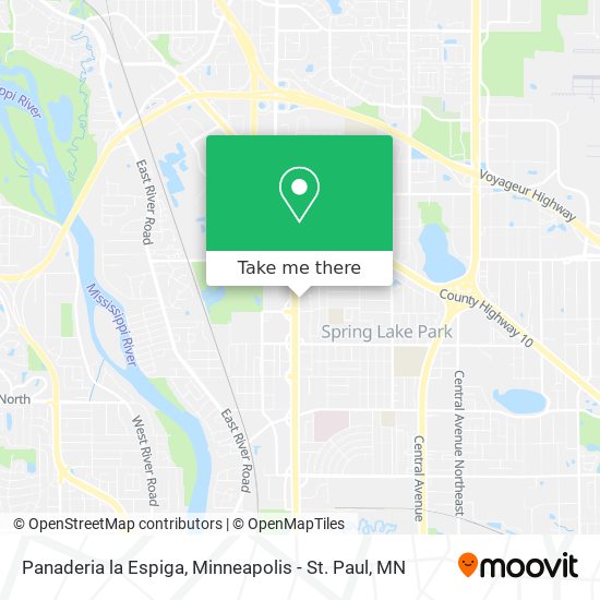 Mapa de Panaderia la Espiga