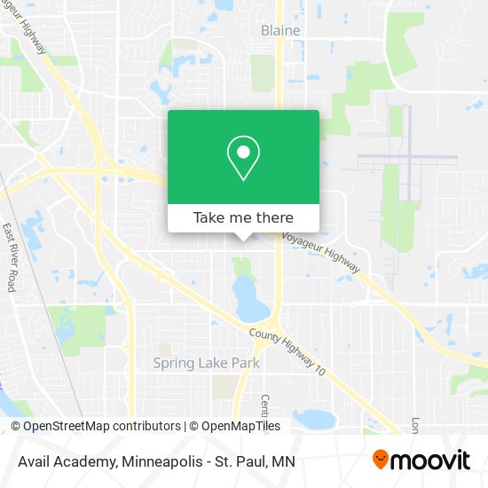 Avail Academy map
