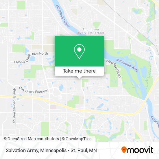 Salvation Army map