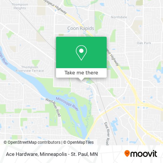 Ace Hardware map