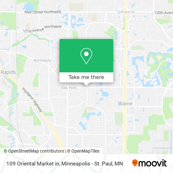 109 Oriental Market in map