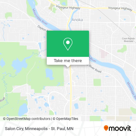 Salon Ciry map
