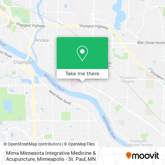 Mapa de Mima Minnesota Integrative Medicine & Acupuncture