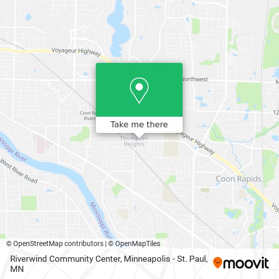 Mapa de Riverwind Community Center