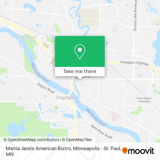 Mama Jenn's American Bistro map