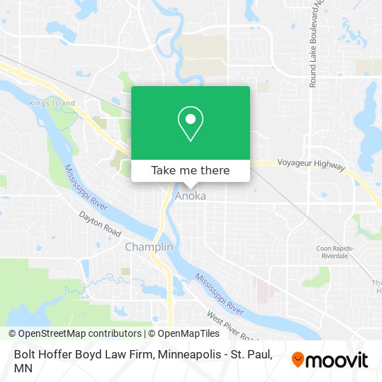 Bolt Hoffer Boyd Law Firm map