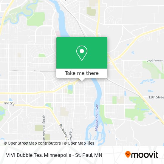 VIVI Bubble Tea map