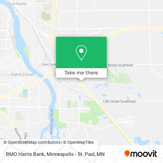 Mapa de BMO Harris Bank