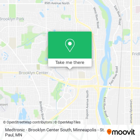 Medtronic - Brooklyn Center South map