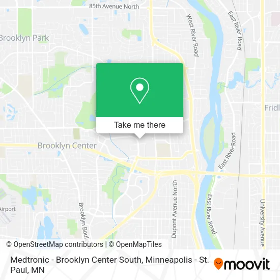 Medtronic - Brooklyn Center South map