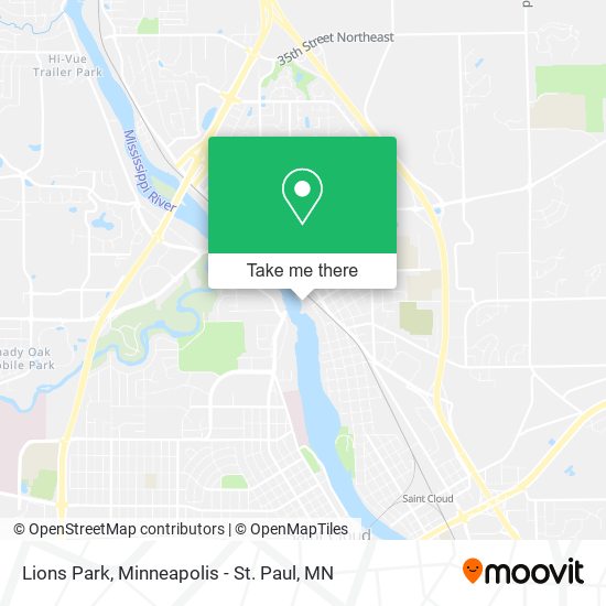 Lions Park map
