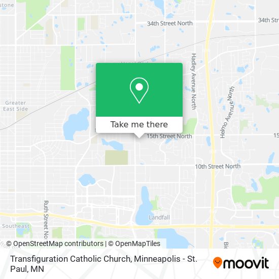 Transfiguration Catholic Church map