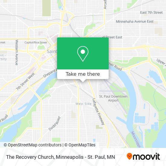 The Recovery Church map