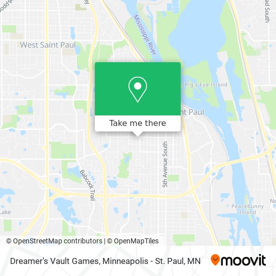 Mapa de Dreamer's Vault Games