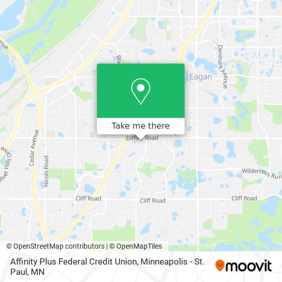 Affinity Plus Federal Credit Union map