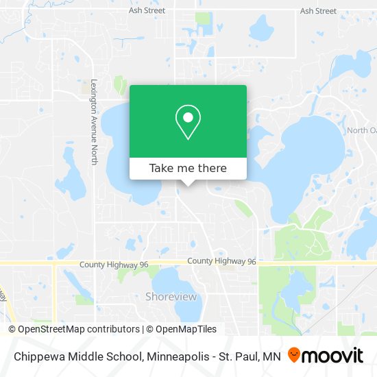 Mapa de Chippewa Middle School
