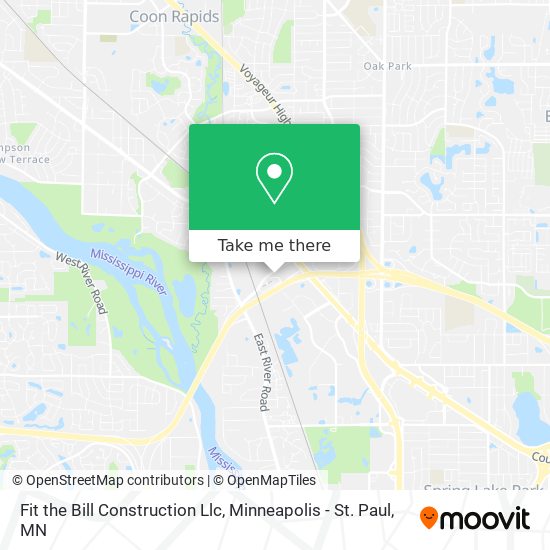 Fit the Bill Construction Llc map