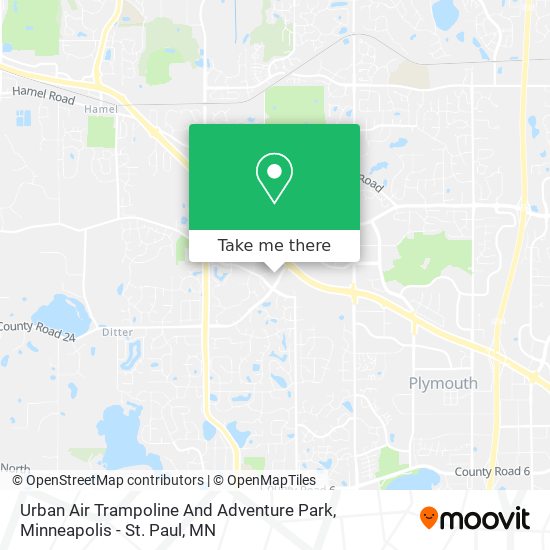 Mapa de Urban Air Trampoline And Adventure Park